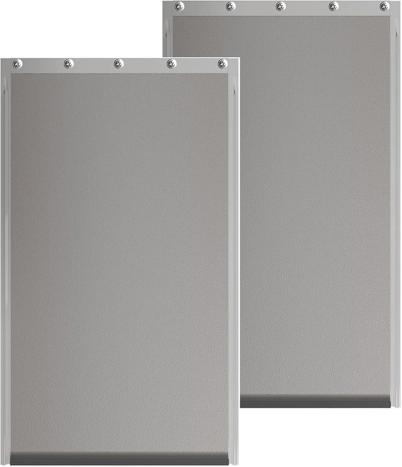 MOLYLY 2PACK Large Dog Door Replacement Flaps with Screws - Pet Door Replacement Flap Compatible with Petsafe Freedom Doggie Doors Replacement Flaps PAC11-11039 10 1/8" X 16 7/8", Flexible, No Warped - Image 1